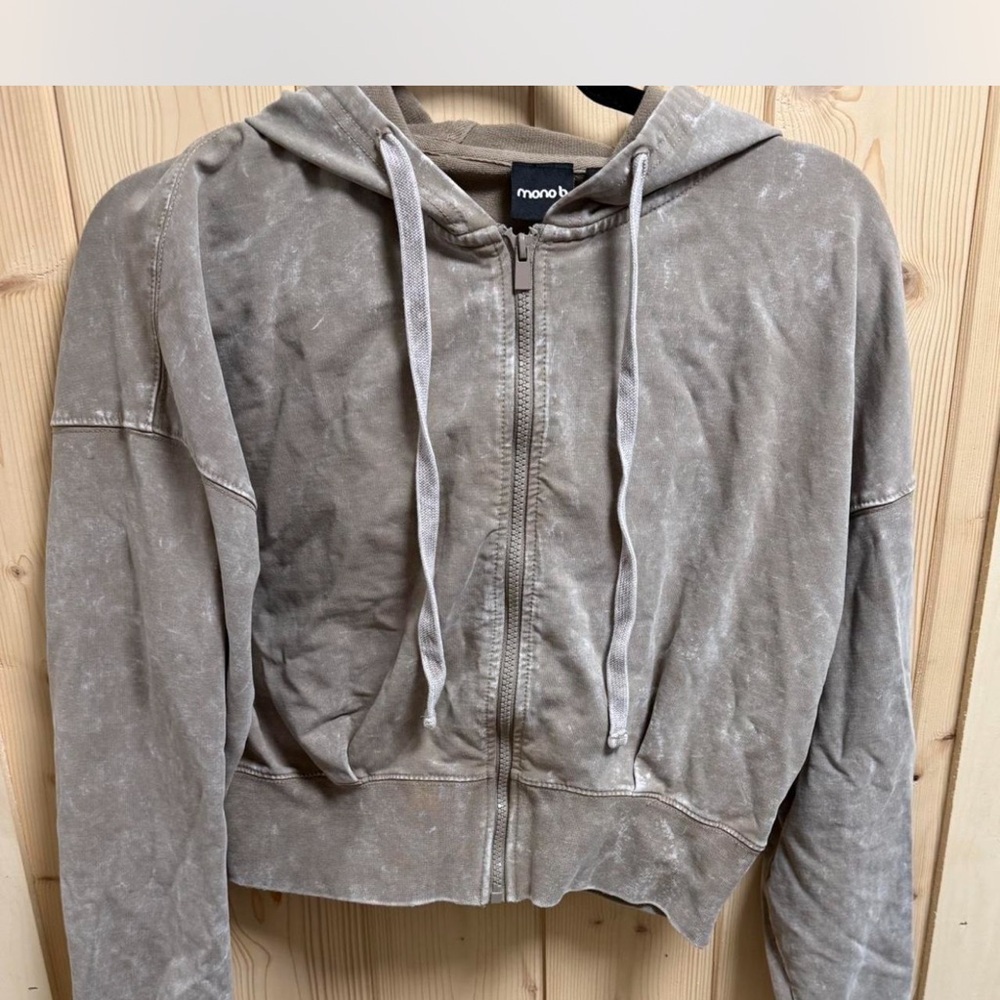 Mono B Women's Gray Bomber Jacket
